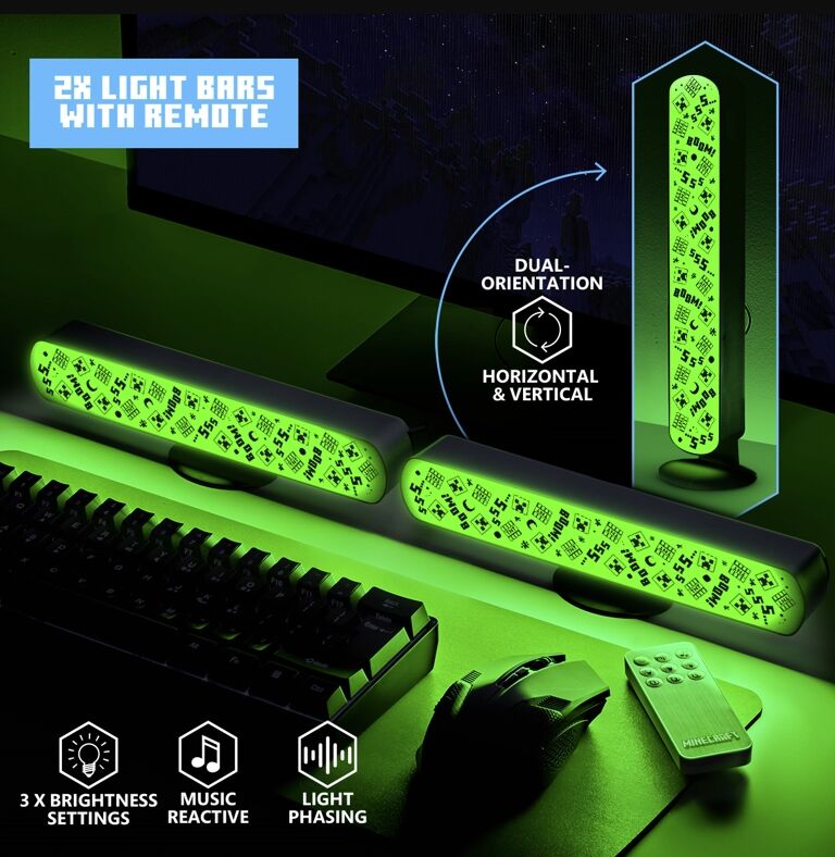 Minecraft   Creeper   Lysbarer   Pakke   Med