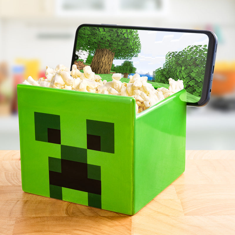 Minecraft   Creeper   Streaming   Snack   Skål   Geekd   Dk