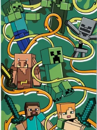 Minecraft   Creeper   Towel   70   X   140cm   Håndklæde   Geekd   Dk