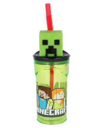 Minecraft   3d   Creeper   Kop   Med   Sugerør   360   Ml