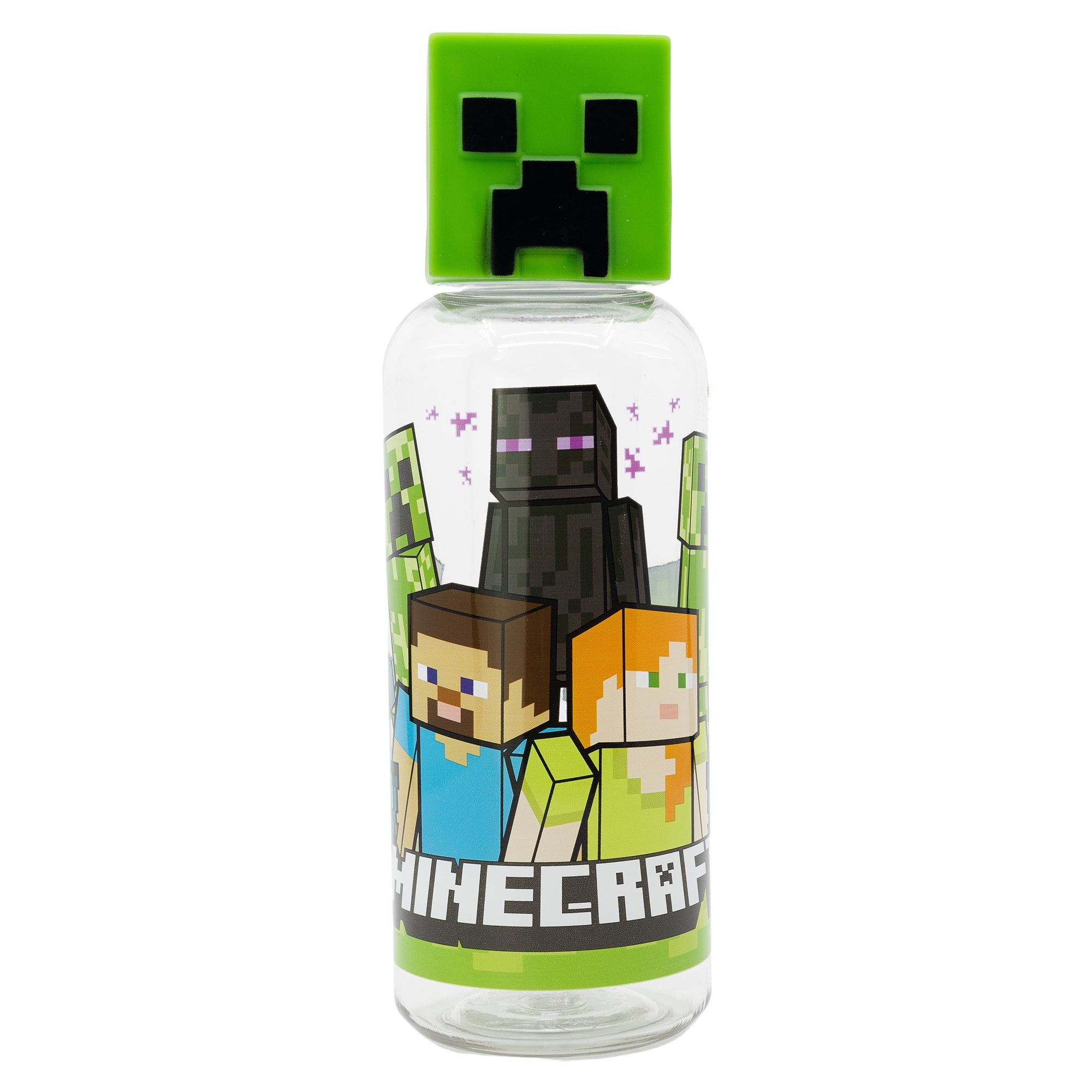 Minecraft 3d Creeper Vandflaske 560 Ml