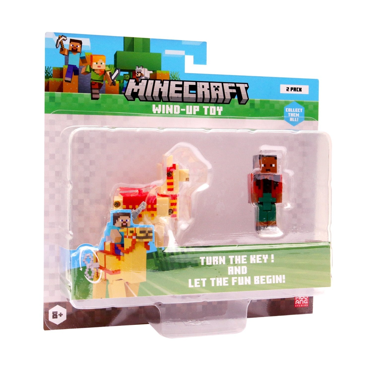 Minecraft   3d   Wind - Up   Toy   Alpaca   Figur   Geekd   Dk