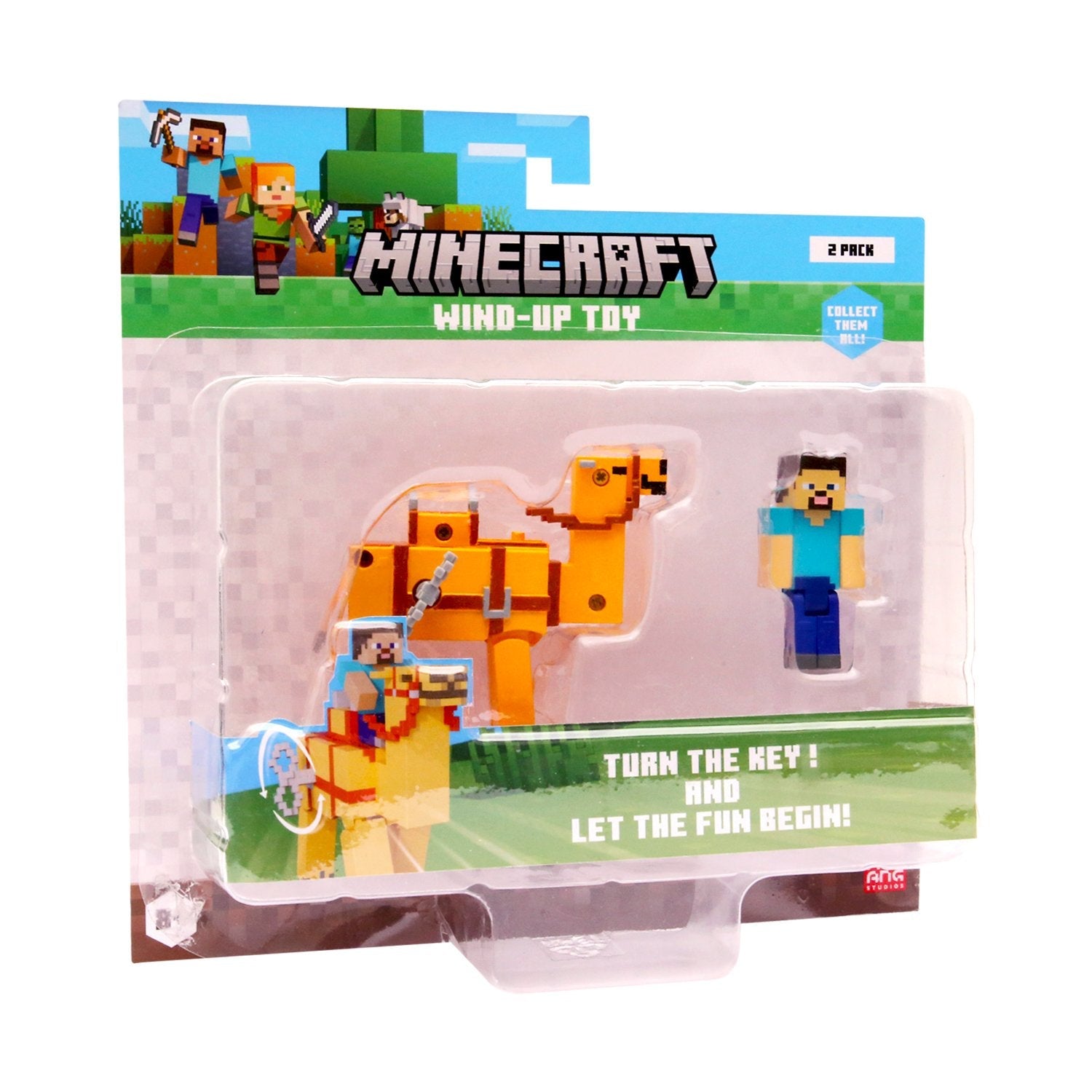 Minecraft   3d   Wind - Up   Toy   Camel   Figur   Geekd   Dk