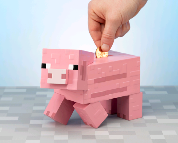 Minecraft   Gris   Sparegris   Geekd   Dk