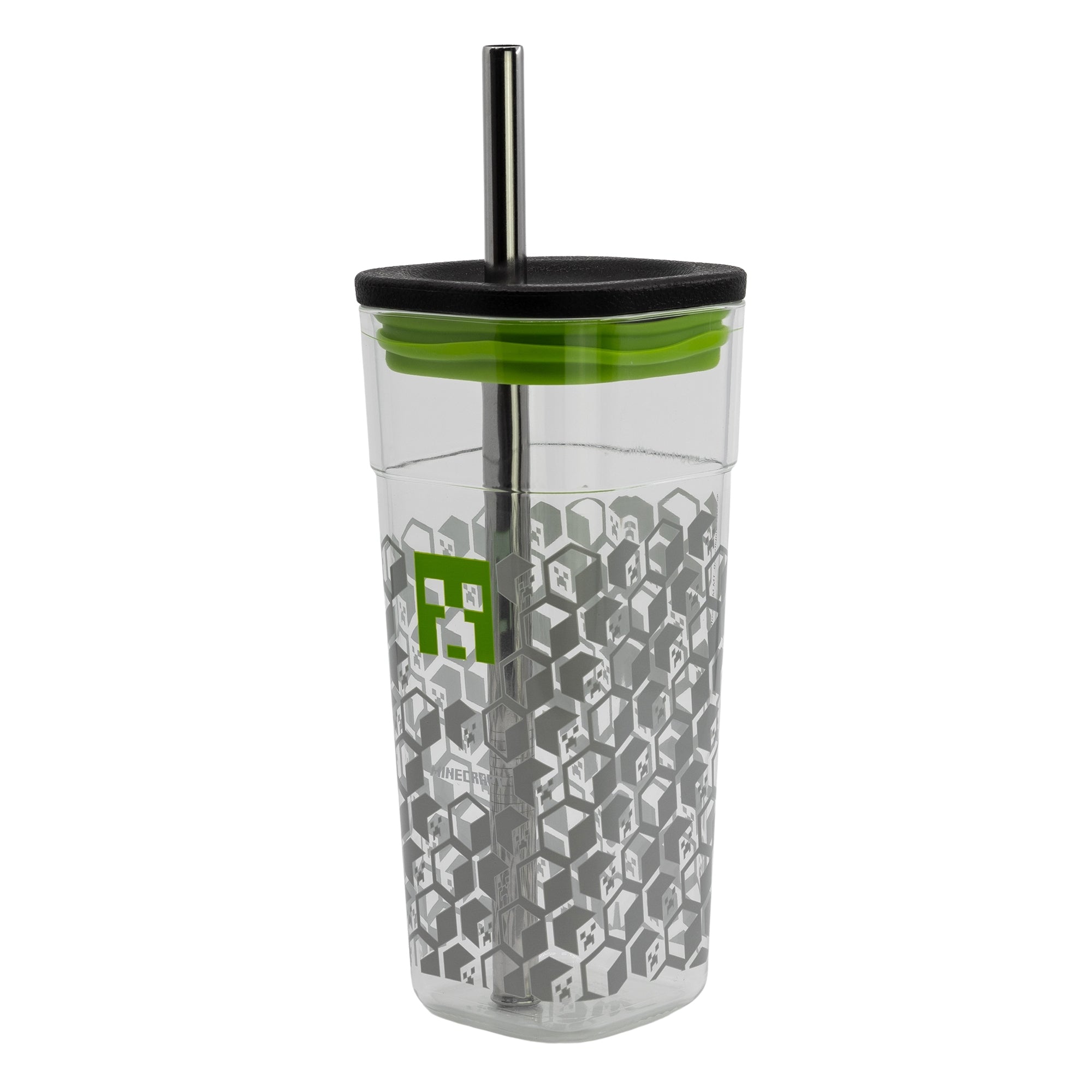 Minecraft   Kop   Med   Låg   Og   Metal   Sugerør   540   Ml
