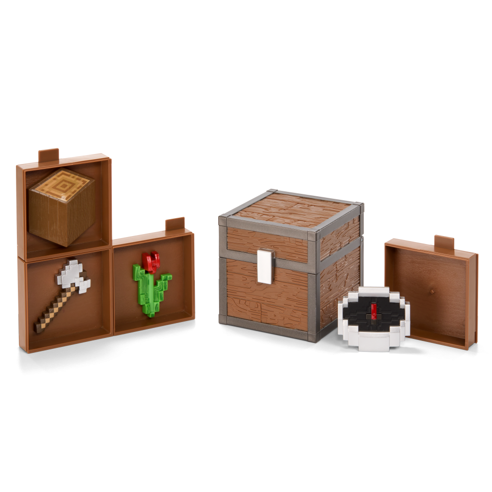 Minecraft   Loot   Chest   Forest     Samlekiste   Med   Tilbehør   Legetøj   Geekd   Dk