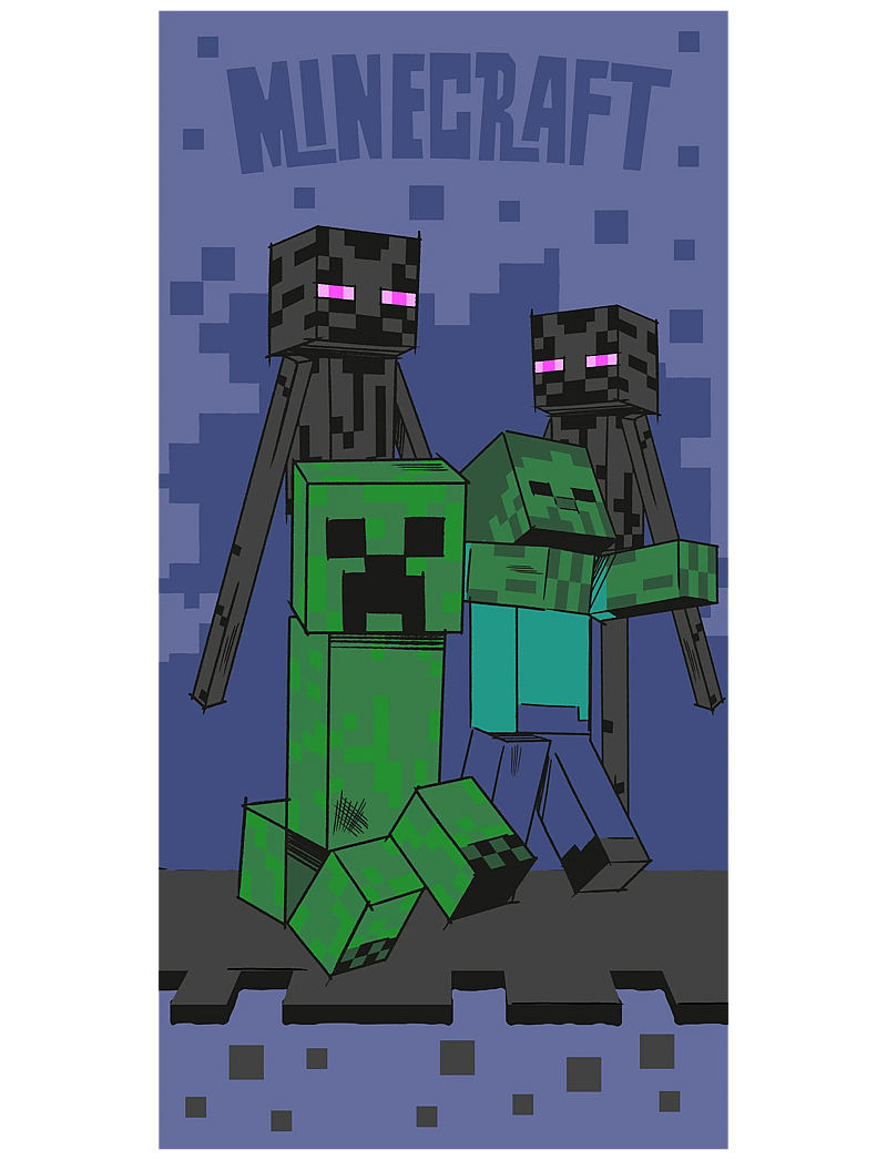 Minecraft   Monsters     Håndklæde   Geekd   Dk