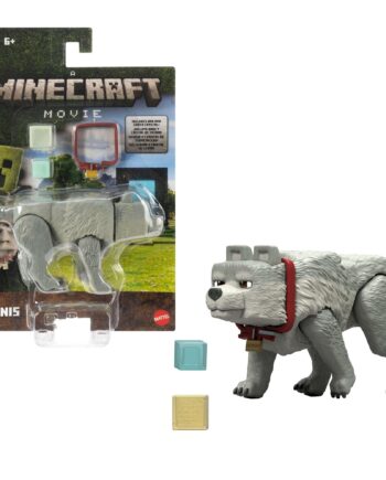Minecraft   Movie   Dennis   The   Wolf     Figur   Legetøj   Geekd   Dk