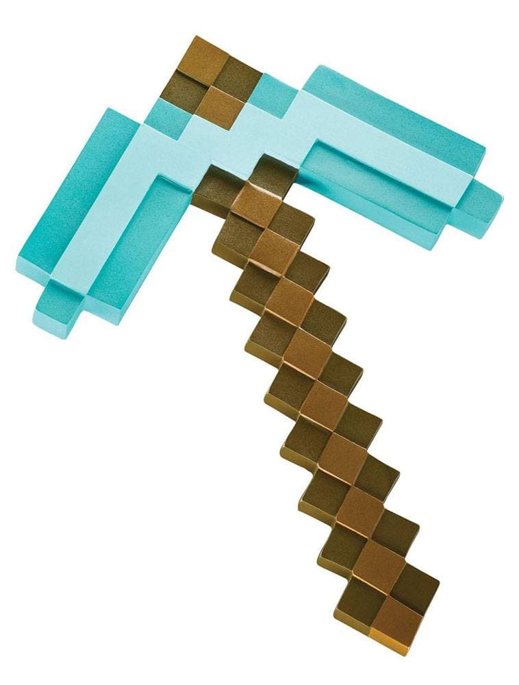 Minecraft   Plastik   Diamond   Pickaxe   Legetøjsvåben   Geekd   Dk