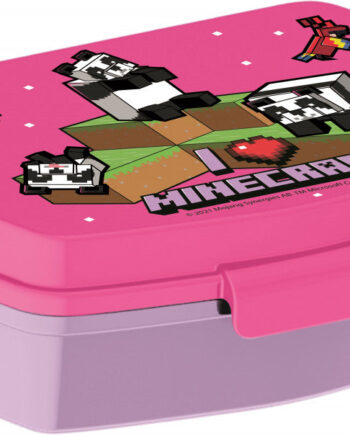 Minecraft   Plastik   Madkasse   Pink