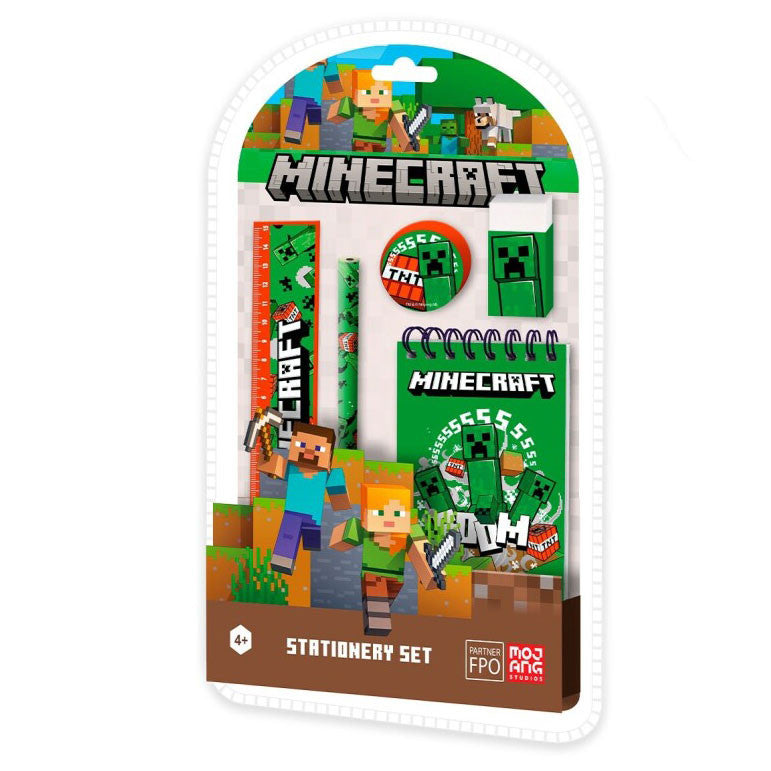 Minecraft Skrivesæt Boom Geekd Dk