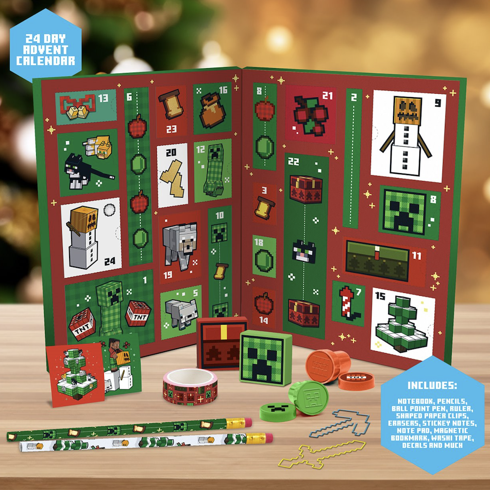 Minecraft   Stationery   24   Days   Advent   Calendar   Julekalender   Geekd   Dk