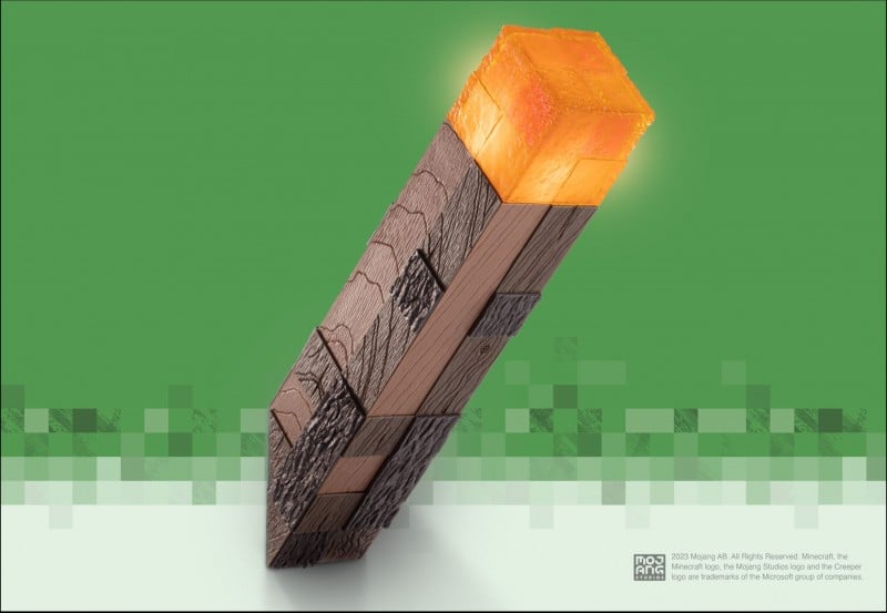 Minecraft   Torch   Legetøjsvåben   Geekd   Dk