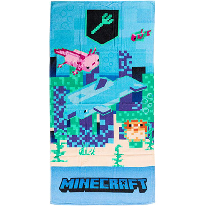 Minecraft   Trident   Badehåndklæde   70x140cm