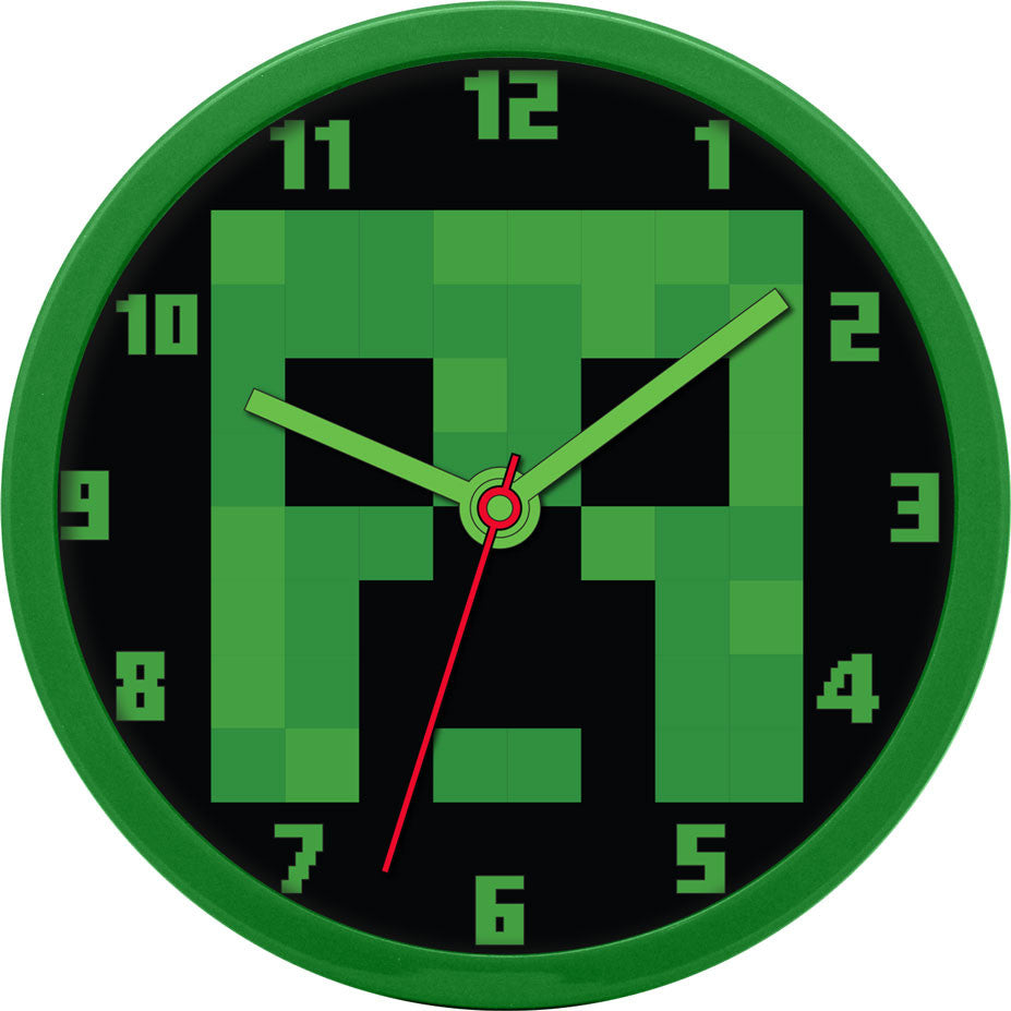 Minecraft Vægur Creeper 25 Cm Geekd Dk