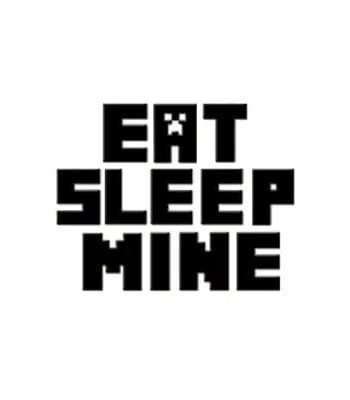 Minecraft   Wallsticker    Eat   Sleep   Mine    70x50cm