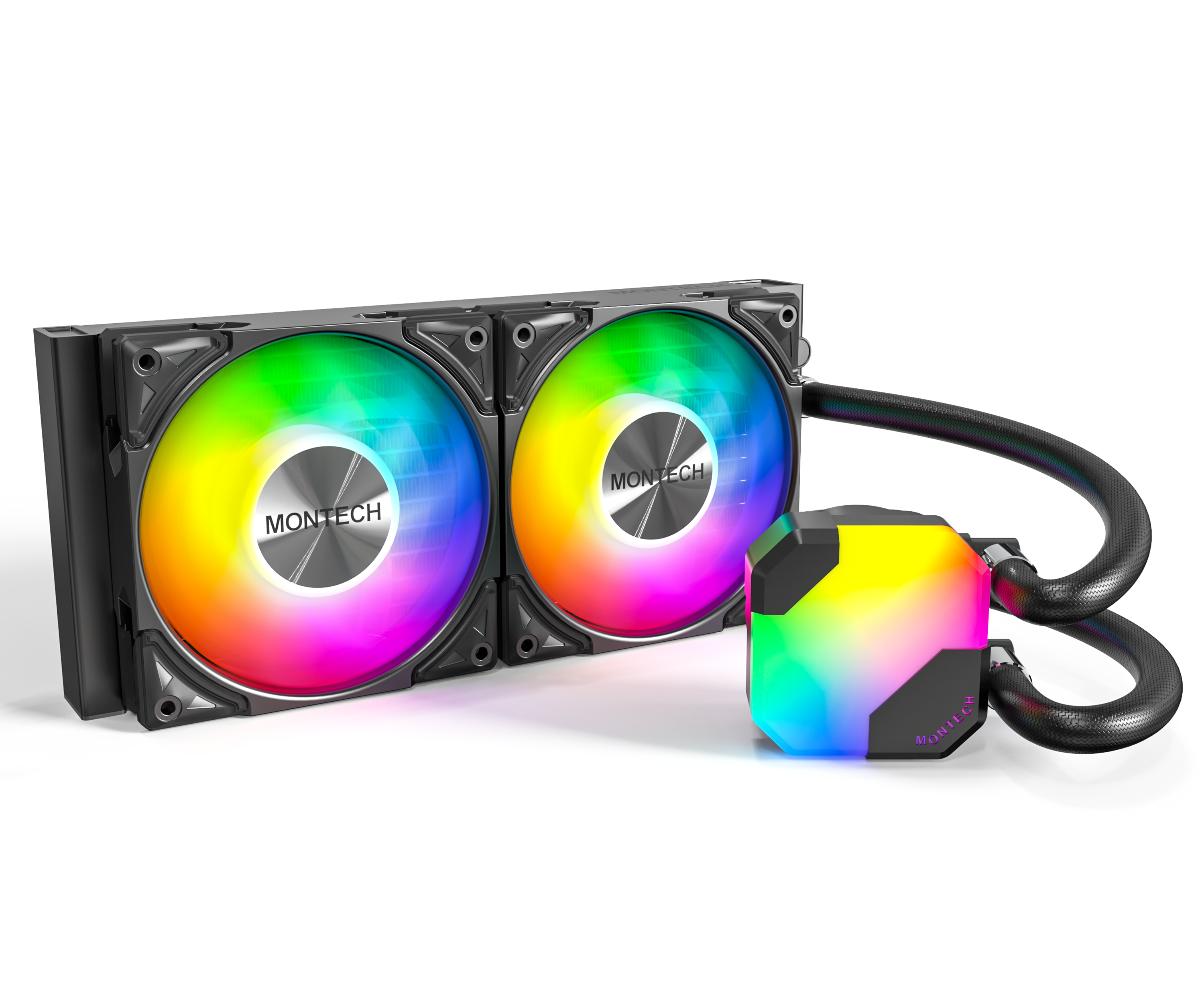 Montech   Hyper   Flow   Argb   240   Aio    Black
