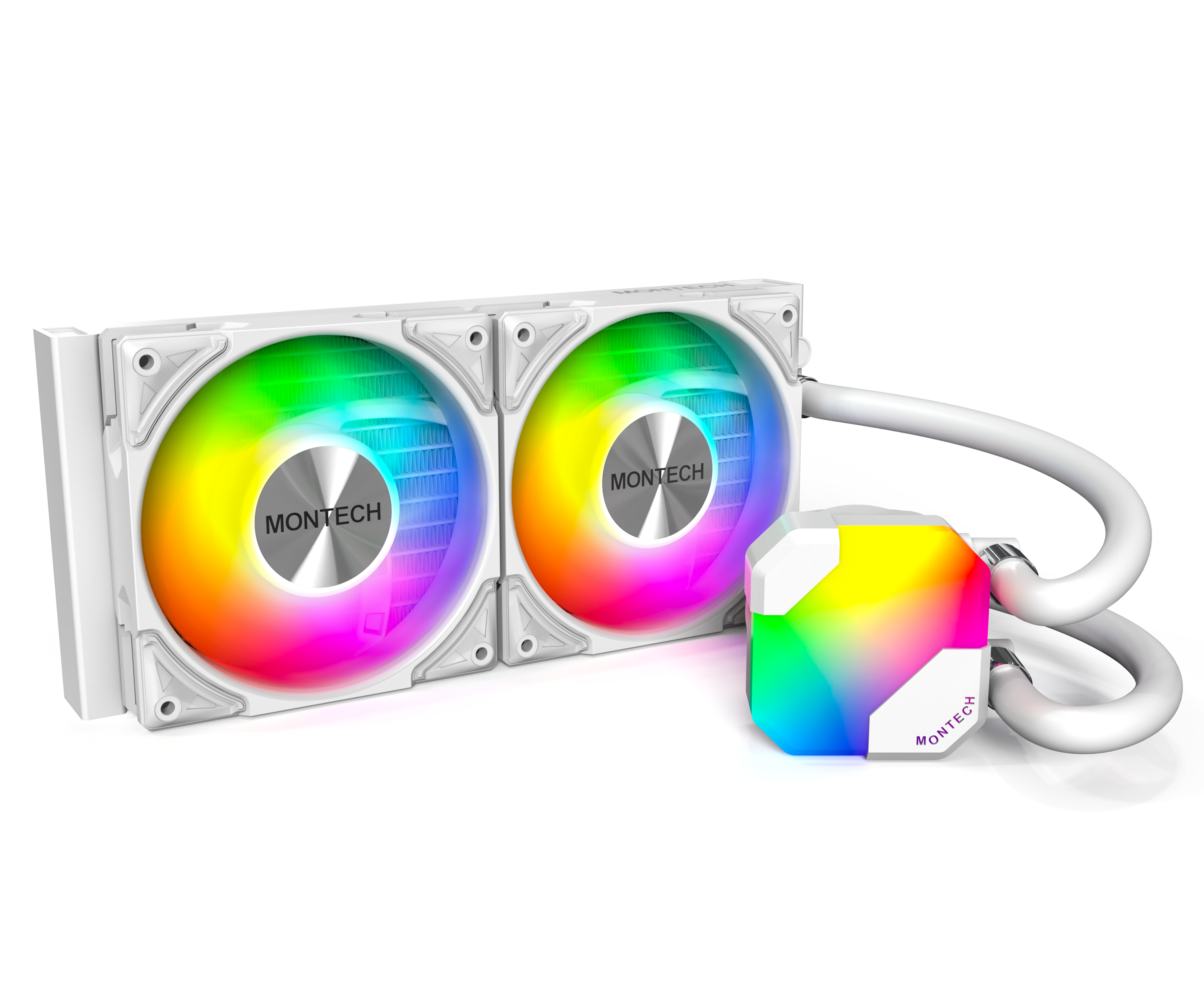 Montech   Hyper   Flow   Argb   240   Aio    Hvid