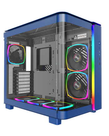 Montech   King   95   Pro   Blå    Curved   Glas