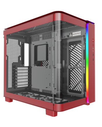 Montech   King   95   Rød    Curved   Glas