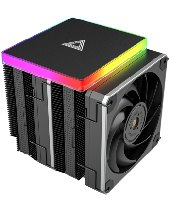 Montech   Metal   Dt24   Premium   Cpu   Cooler    Argb   Top   Cover    2x   120mm   Pwm   Fans    Lga1700     Am5   Support    270w   Tdp