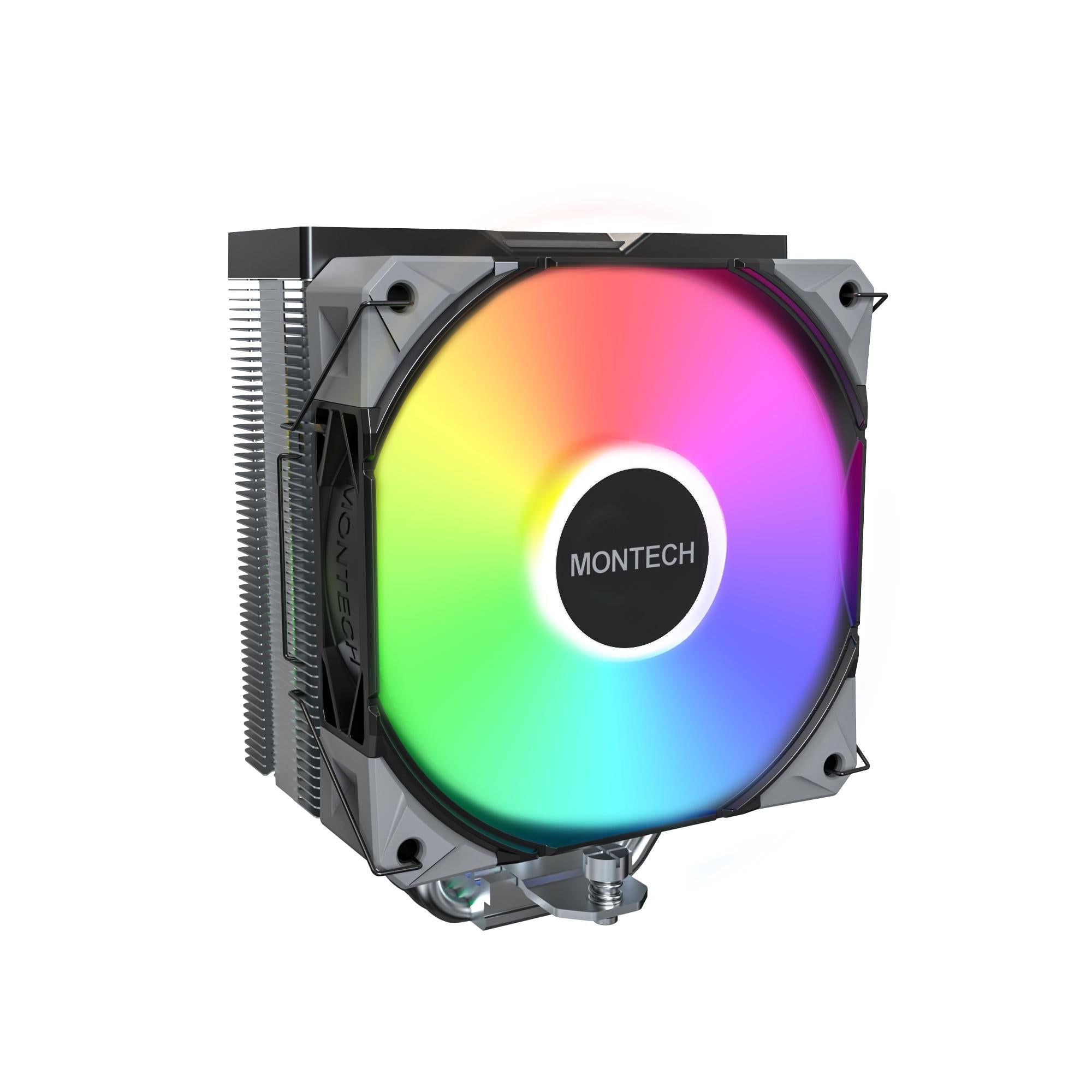 Montech   Nx400   Argb    Single   Tower        Hp   Cpu   Cooler    Black   Cpu   Køler   Geekd   Dk