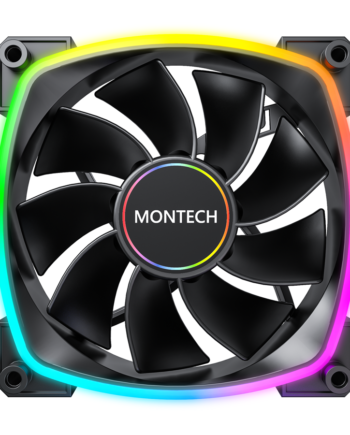 Montech   Rx140   Pwm   Black   140mm   Argb   Reverse