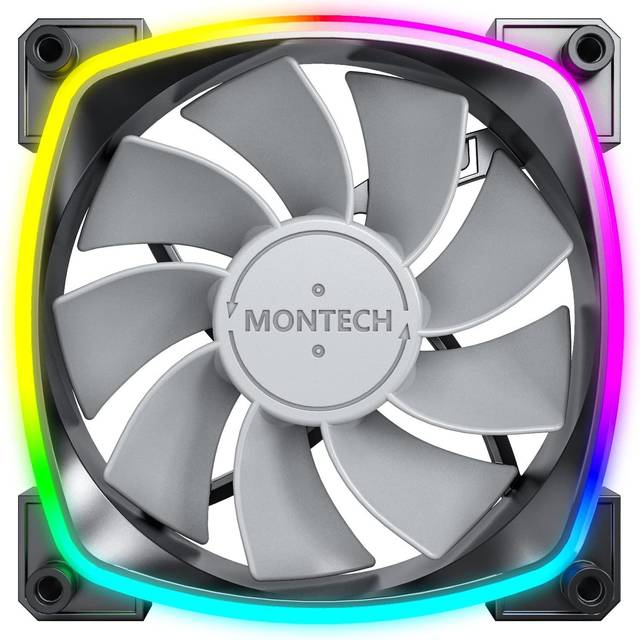 Montech   Rx120   Pwm   Black   Reverse   Fan