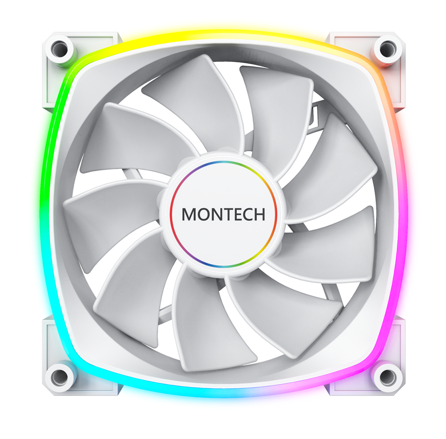 Montech   Rx140   Pwm   White   140mm   Argb   Reverse