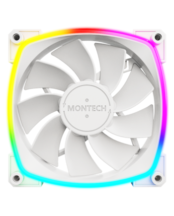 Montech   Rx120   Pwm   White    Reverse   Fan