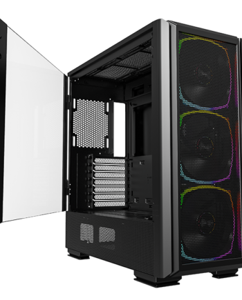 Montech   Sky   Two   Gx   Black   Midi - Tower    E - Atx    3x   Argb   Pwm   Fans