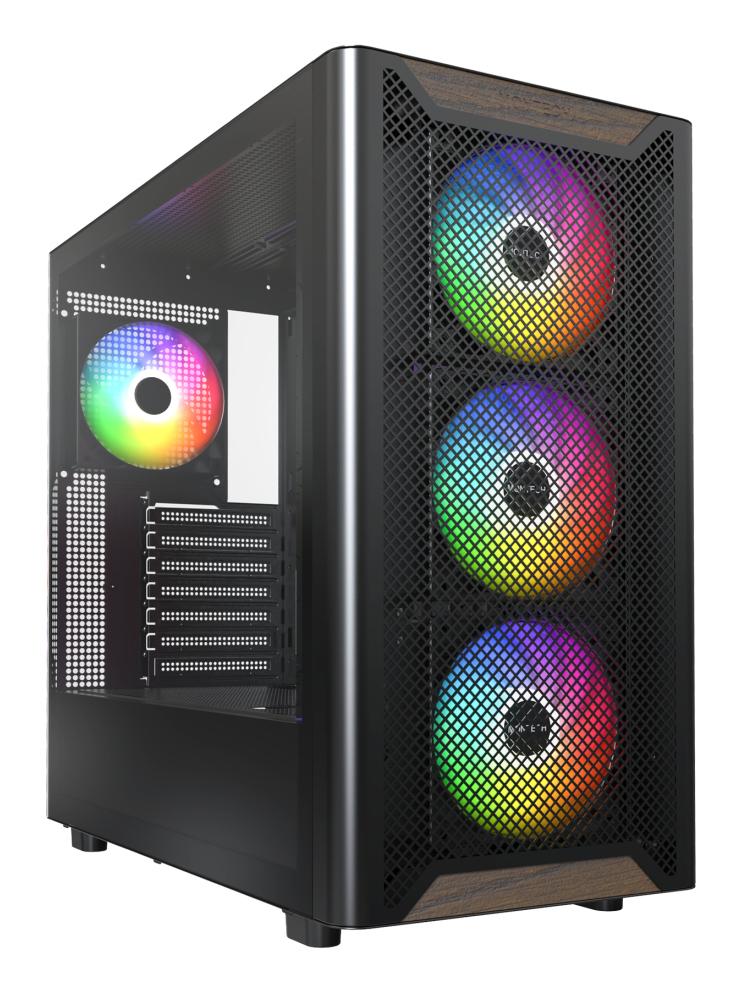 Montech   Xr   Wood   Tower   Atx   Sort   Kabinet   Geekd   Dk
