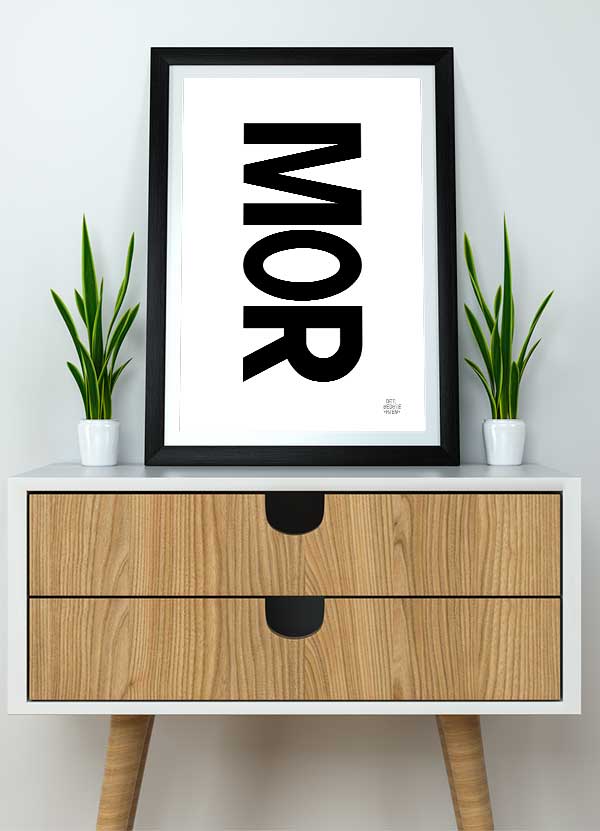 Mor - Plakat 21 X 29 A4 Kr 199 -