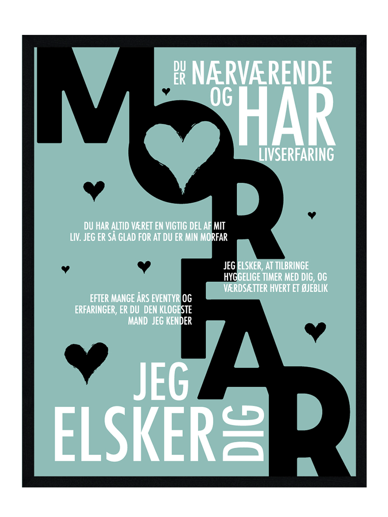 Morfar   Plakat   Personlig   Plakat
