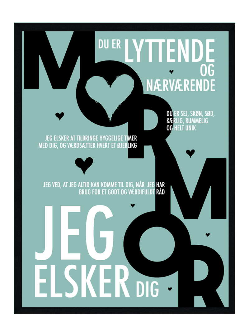 Mormor   Plakat   Personlig   Plakat