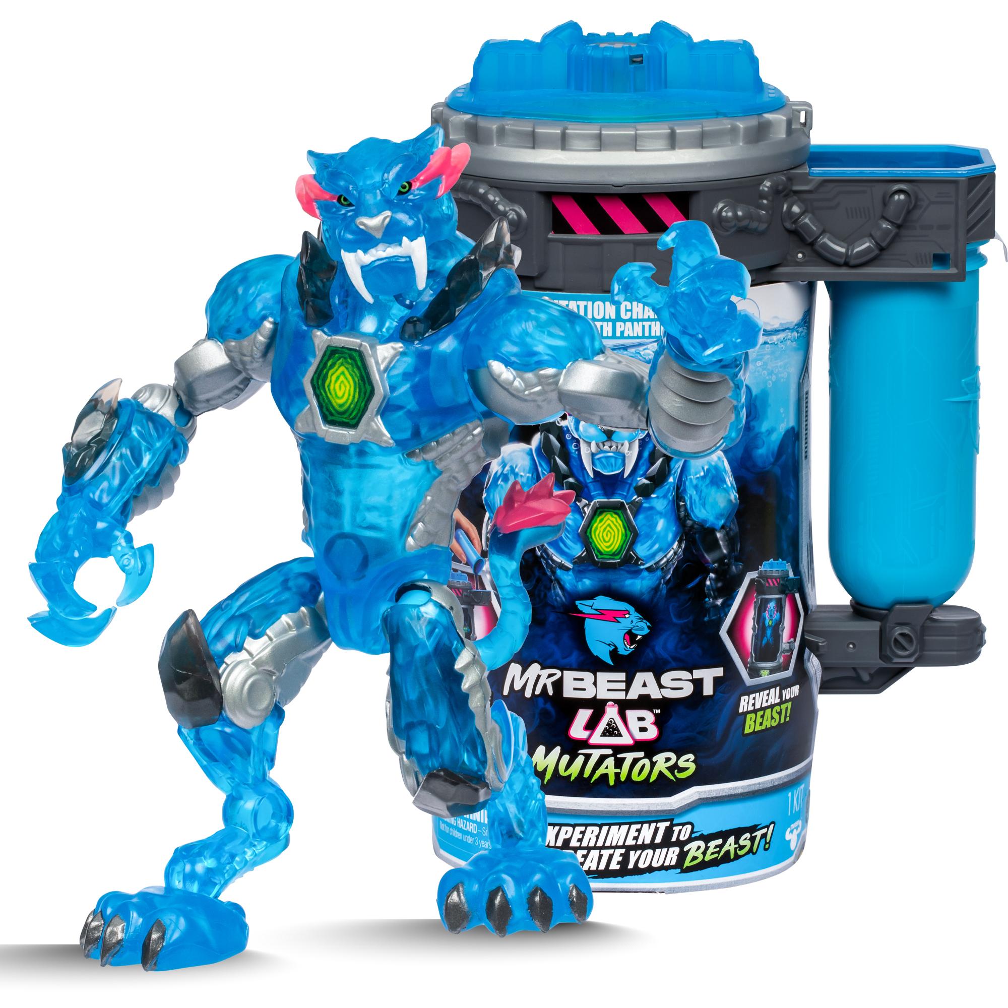 Mr    Beast   Lab   Mutator   Action   Figs  - Stealth   Panther