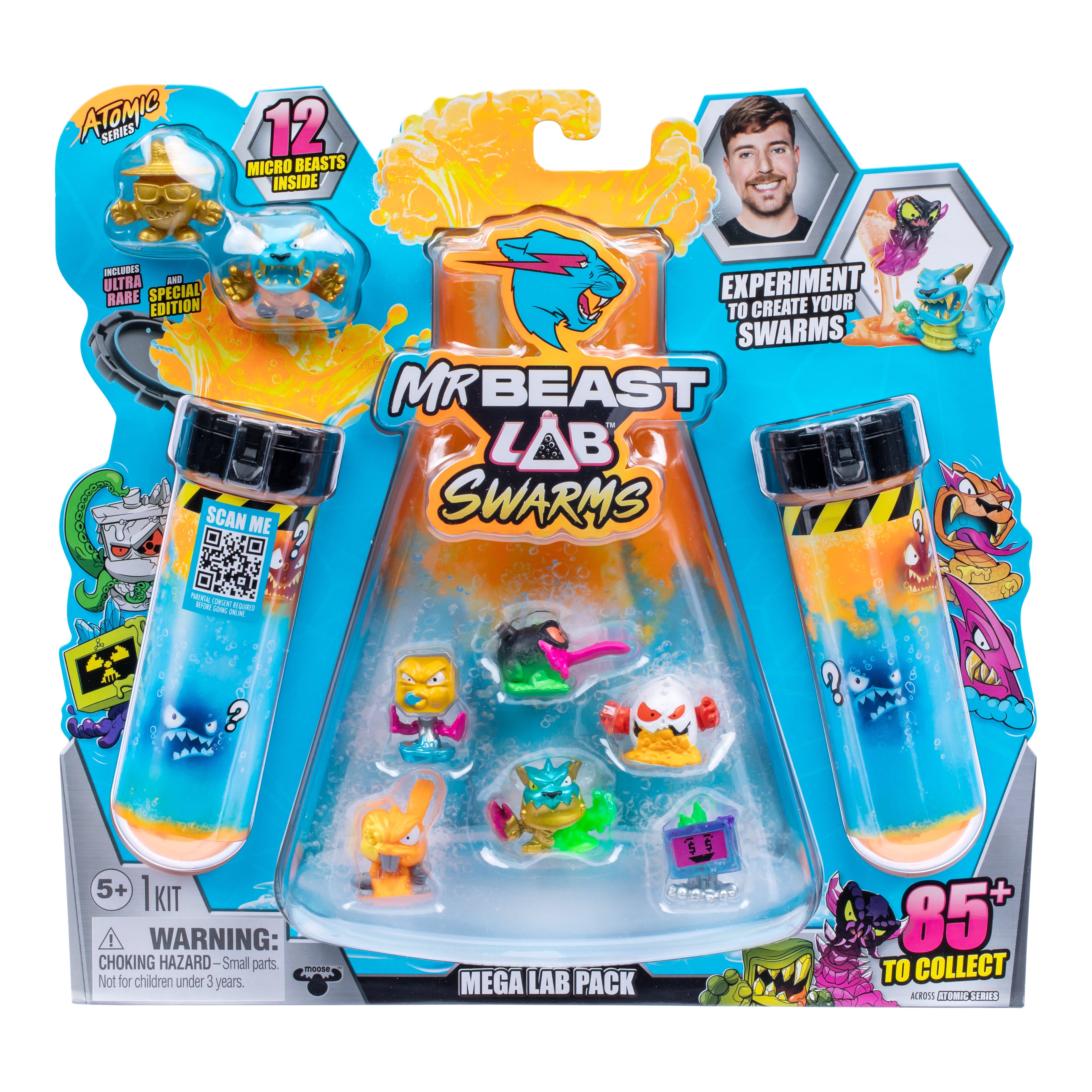 Mr    Beast   Lab   Swarms   Mega   Lab   12   Pack    Series       Figur   Geekd   Dk
