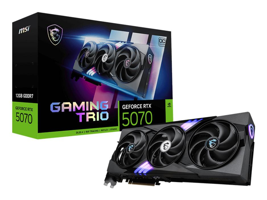 Msi   Geforce   Rtx   5070   12g   Gaming   Trio   Oc