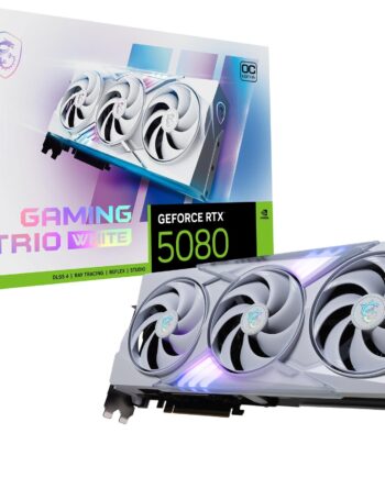 Msi   Geforce   Rtx   5080   16g   Gaming   Trio   Oc    Hvid    Grafikkort   Geekd   Dk