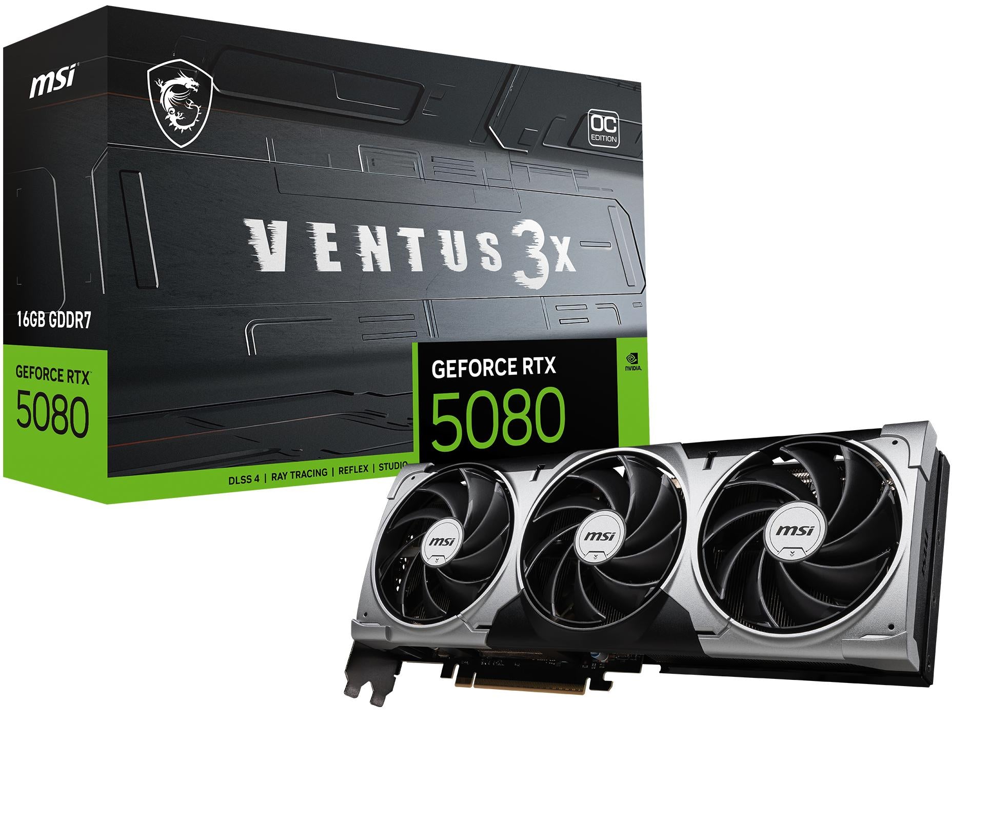 Msi   Geforce   Rtx   5080   16g   Ventus   3x   Oc