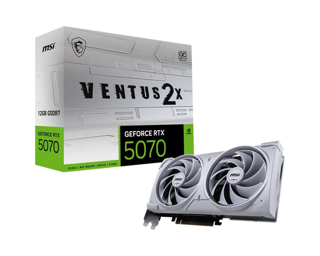 Msi   Geforce   Rtx   5070   12g   Ventus   2x   Oc   White