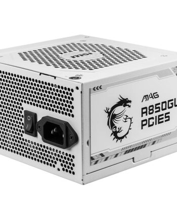 Msi   Mag   A850gl   Pcie5   White   Strømforsyning   850watt