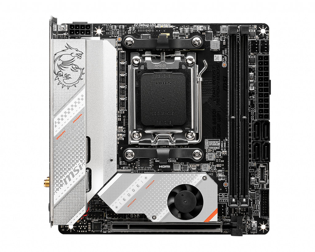 Msi   Mpg   B650i   Edge   Wifi   Mini   Itx    Am5   Amd   B650