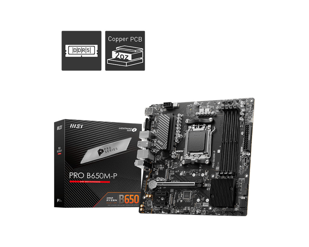 Msi   Pro   B650m - P   Bundkort   Geekd   Dk