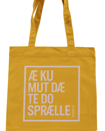 Mulepose   Orange     Lyserødt   Tryk   æ   Ku   Mut