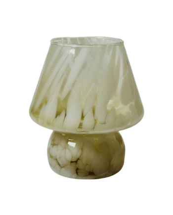 Mushroom   Lysestage    Grønt   Glas
