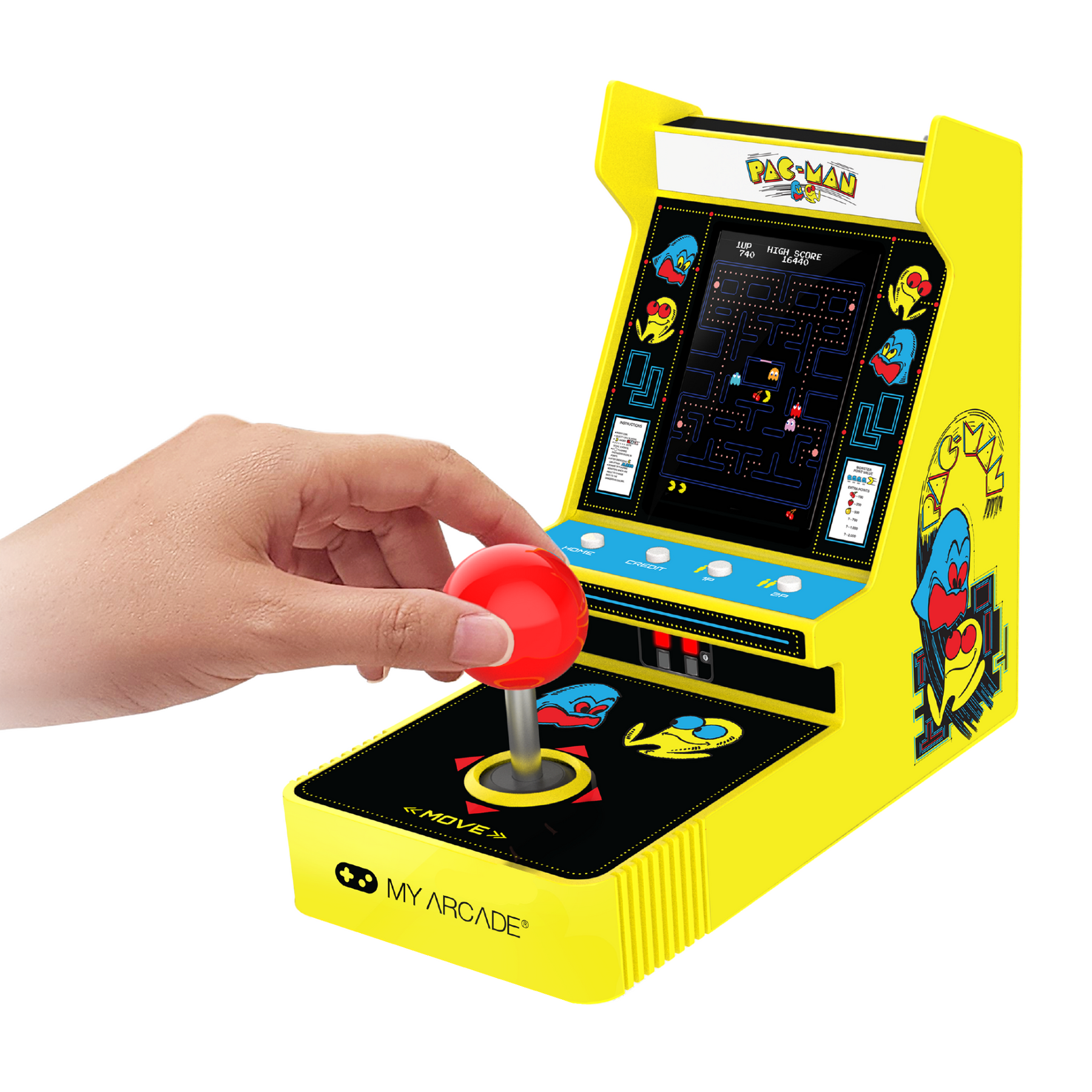 My   Arcade   Pac - Man   Joystick   Player   Arkademaskine   Geekd   Dk