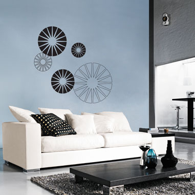 My   Flowers   Wallsticker   Af   Heidi   Holm   Pedersen    80x80   Cm
