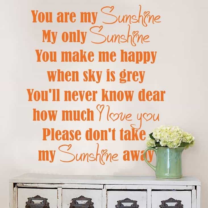 My   Sunshine   Wallsticker