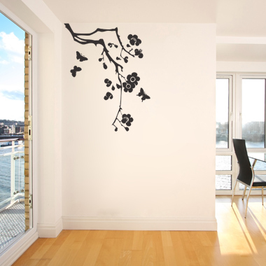 Myflowertree   Wallsticker   Af   Heidi   Holm   Pedersen    40x50   Cm